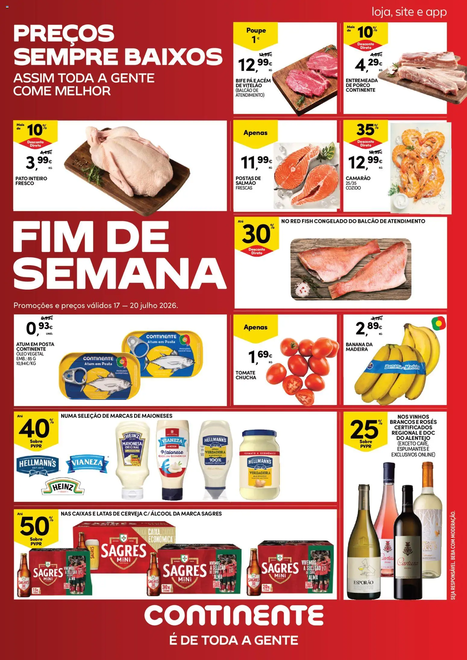 Continente Fim de Semana à Continente » de 17/07/2026 catalogue cover