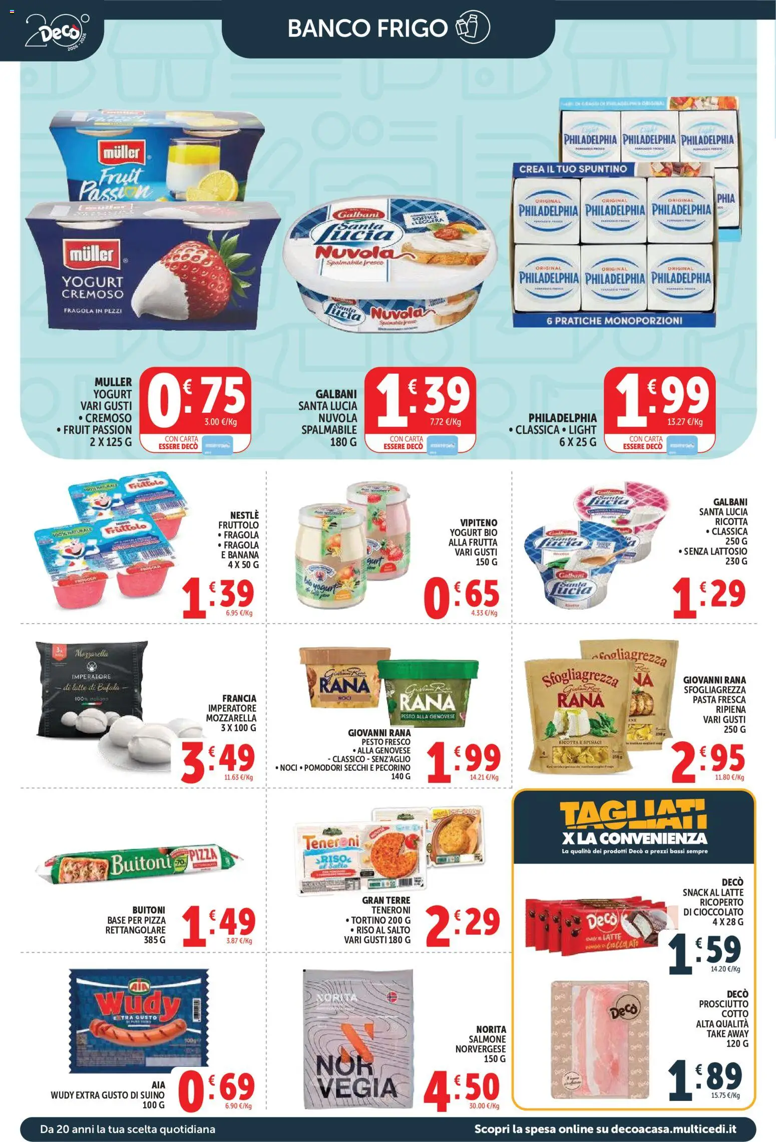 Volantino Decò del 29.05.2026 | Pagina: 6 | Prodotti: Pizza, Salmone, Riso, Pasta