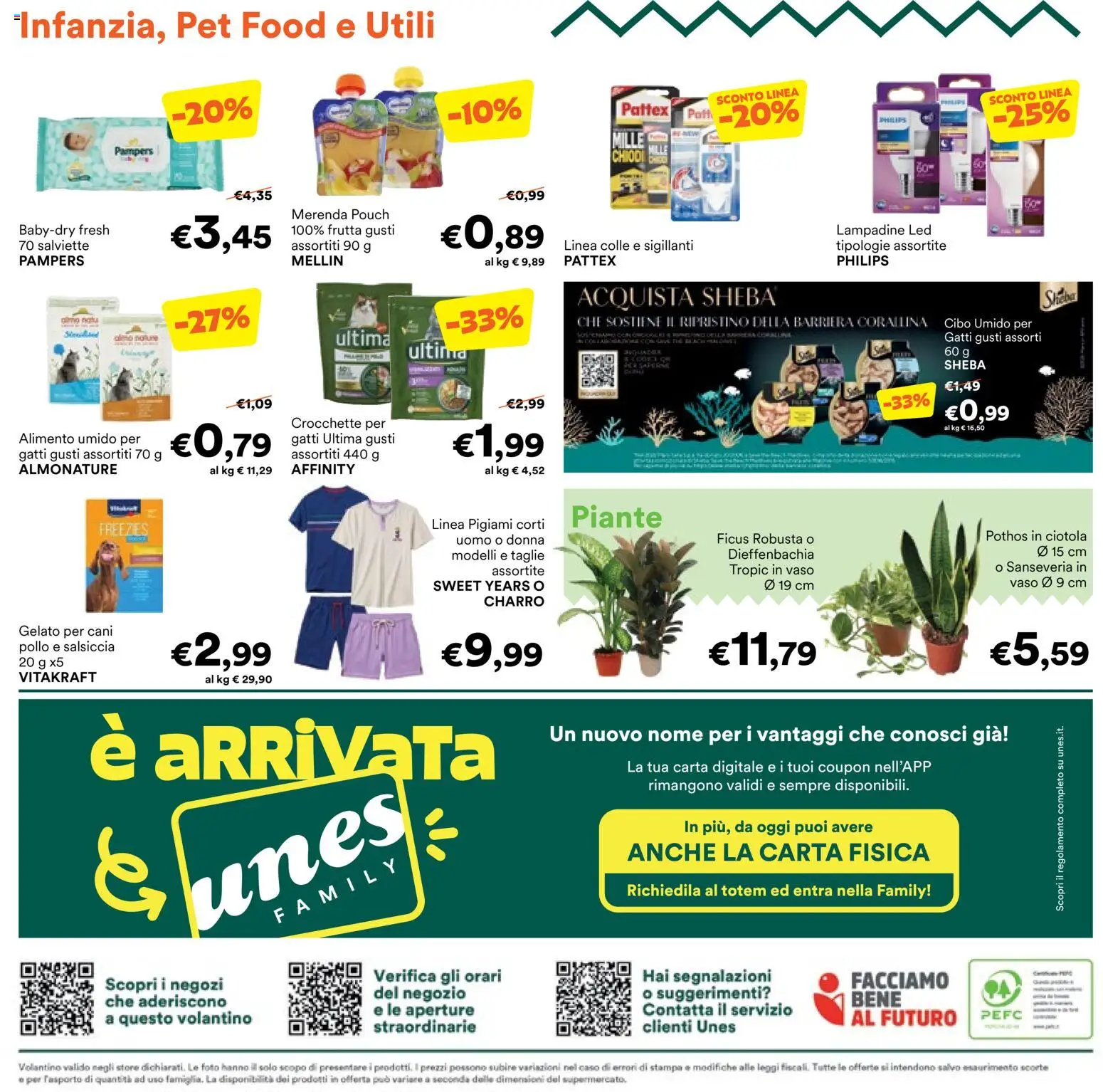 Volantino Unes del 13/07/2026 | Pagina: 12 | Prodotti: Gelato, Pampers, Stampa, Vaso