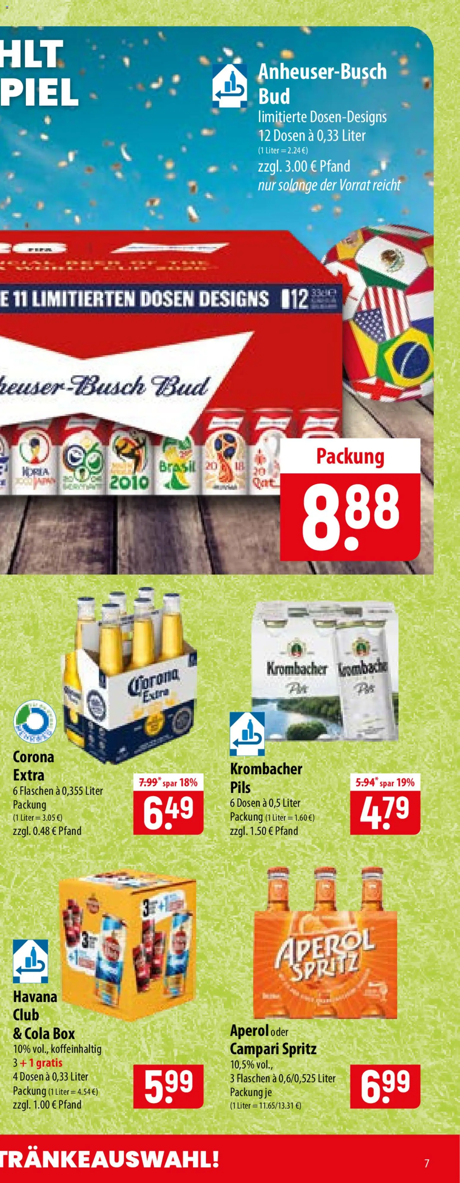 Famila Prospekt – gültig ab 13.07.2026 | Seite: 13 | Produkte: Havana club, Box, Pils, Aperol