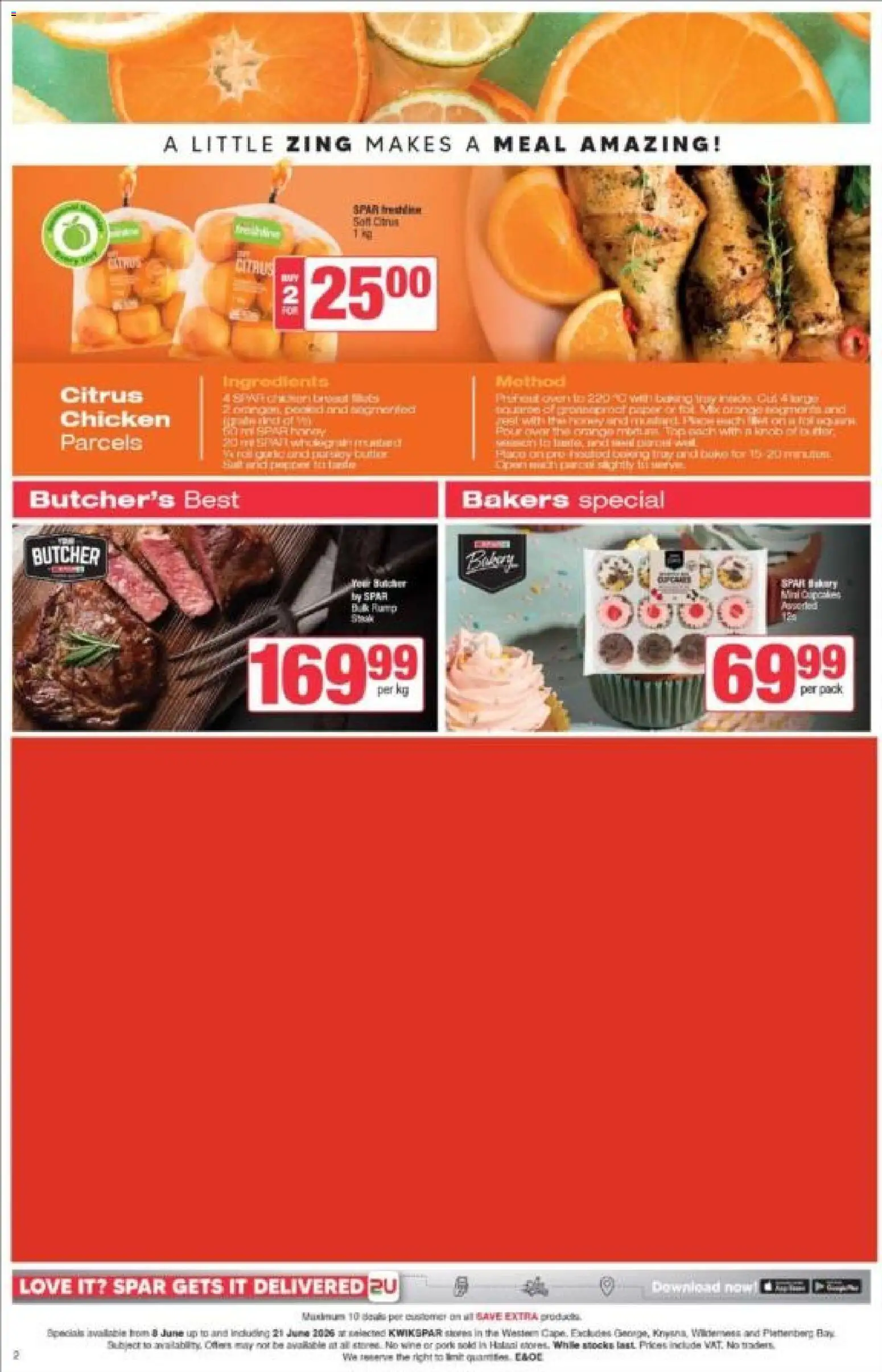 New KWIKSPAR catalogue – valid from 08.06.2026 | Page: 2 | Products: Chicken, Pork