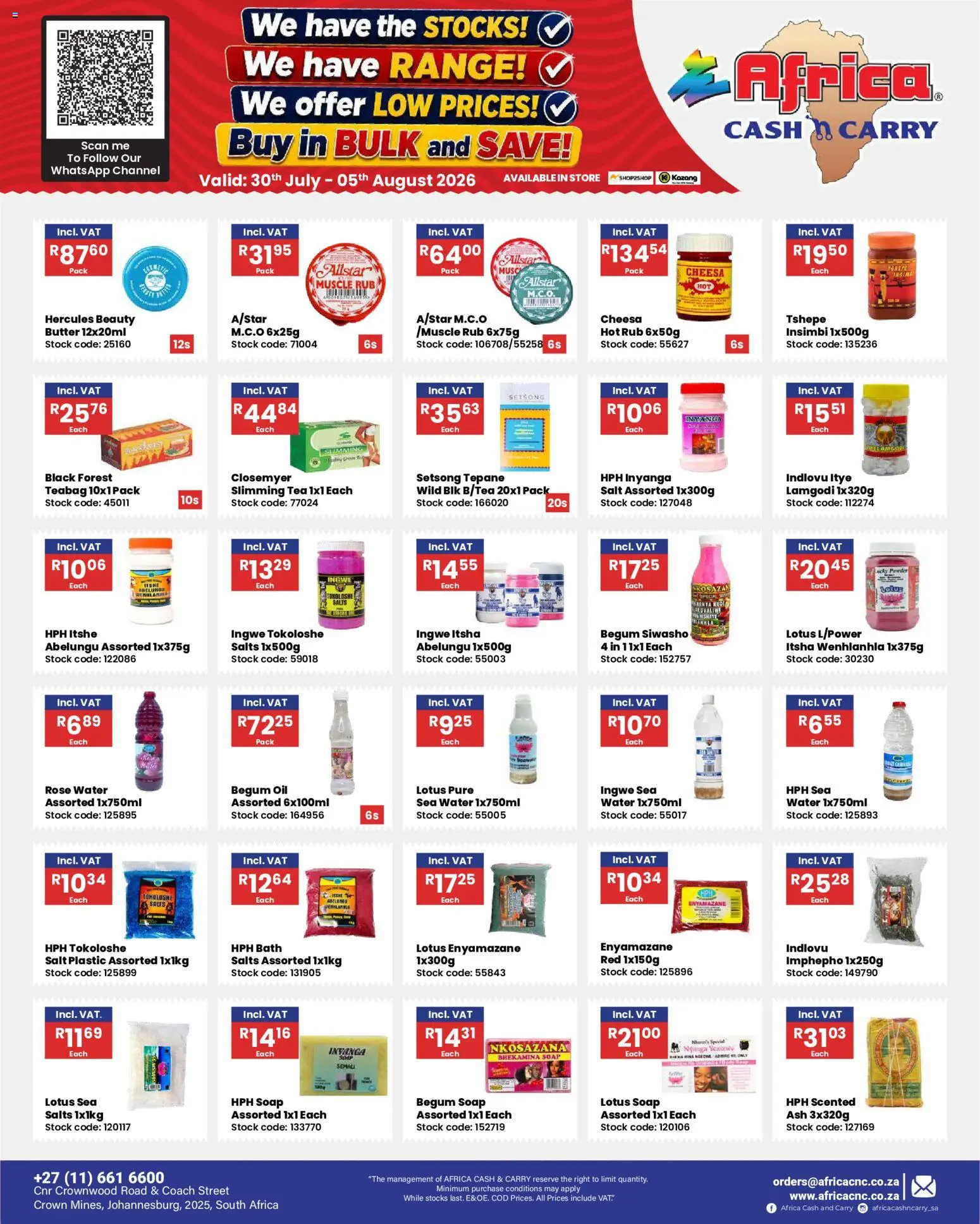 New Africa Cash & Carry catalogue – valid from 30/07/2026 | Page: 21
