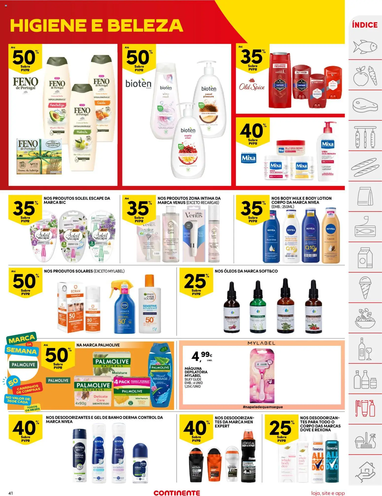 Continente folheto │ válido de 16.06.2026 | Página: 41 | Produtos: Gel de banho, Sabonete, Banho, Creme