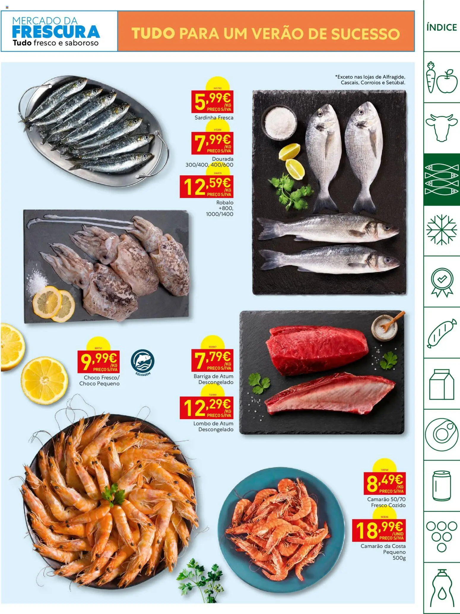 Recheio Horeca │ válido de 07/07/2026 | Página: 7 | Produtos: Dourada, Atum, Camarão, Lombo