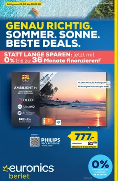 Euronics Prospekt Berlet ab 23.07.2026 gültig