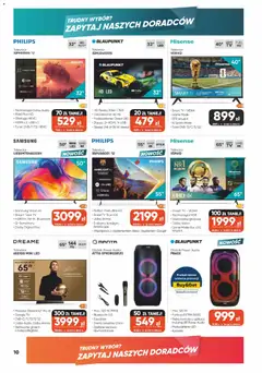 Pogląd oferty "Max elektro gazetka" - ważna od 02.07.2026 | Strona: 10 | Produkty: Telewizor, Audio, Głośnik, USB