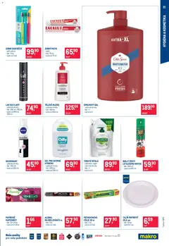 Náhled letáku Makro leták - Nepotravinové zboží od 29.07.2026 | Strana: 21 | Produkty: Sprchový gel, Mléko, Fólie, Old Spice
