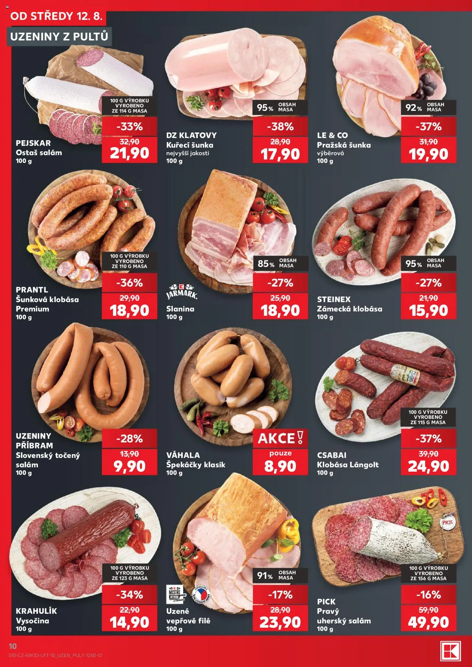 Kaufland leták - Praha 8 od 12.08.2026 | Strana: 10