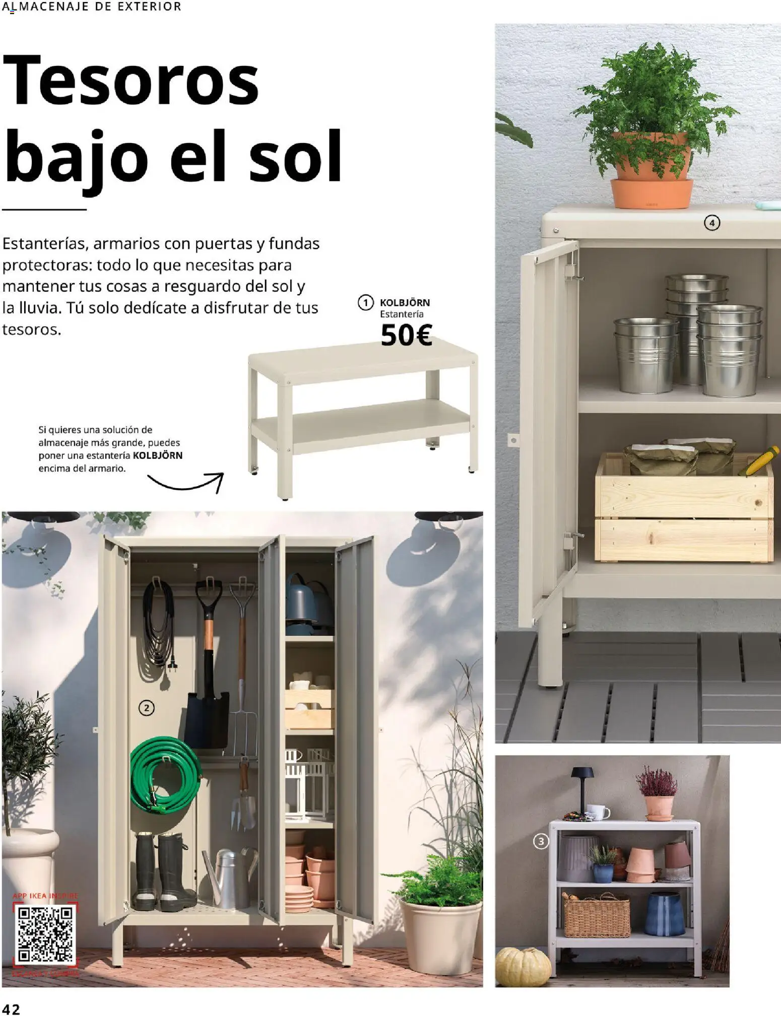 IKEA - Muebles de exterior │ válido desde el 01/09/2026 | Página: 42 | Productos: Estantería, Almacenaje, Puertas