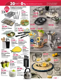 Pogląd oferty "Salony Agata gazetka" - ważna od 09.06.2026 | Strona: 15 | Produkty: Dzbanek, Czajnik, Cytryny, Kiwi