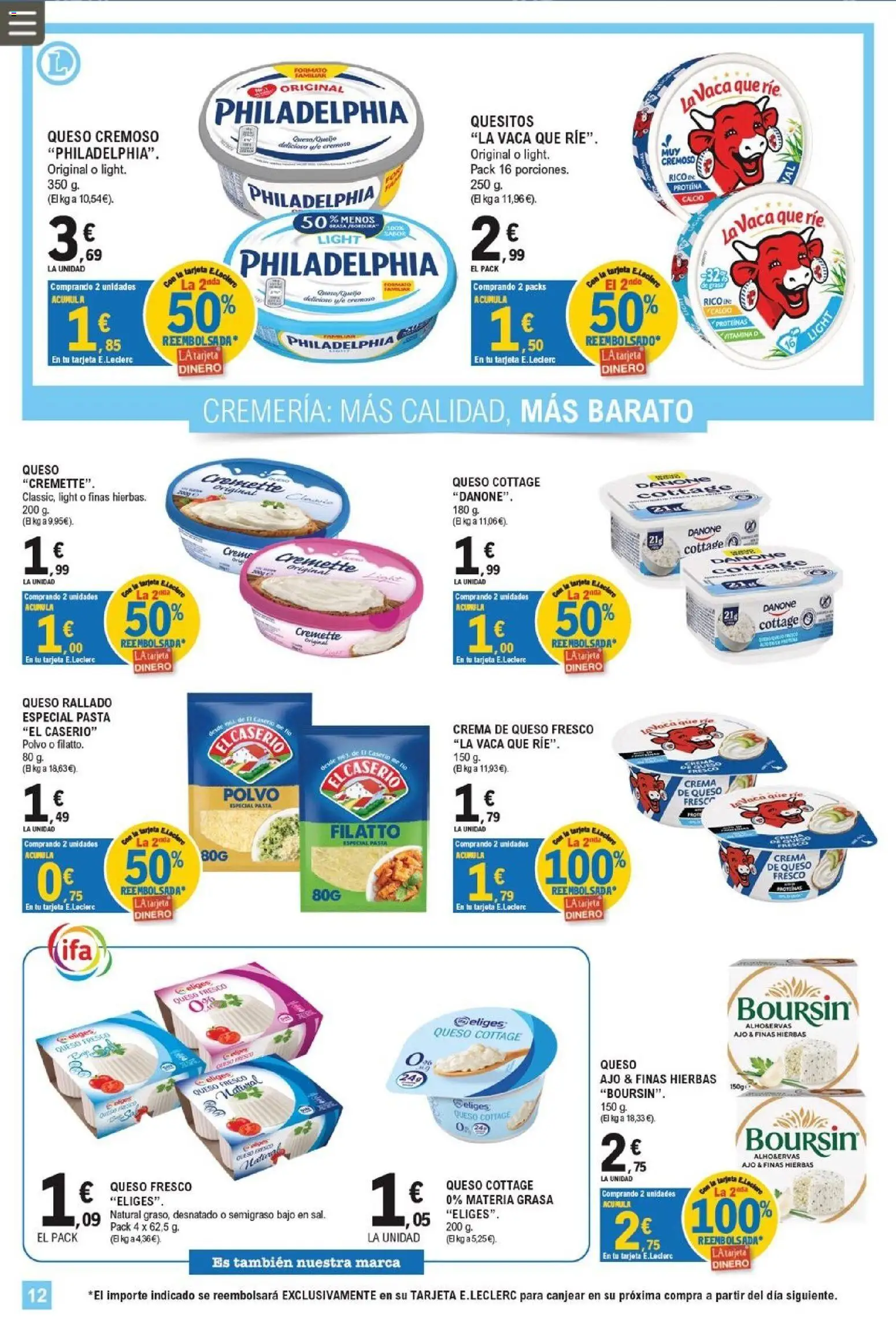 E.Leclerc folleto │ válido desde el 26/08/2026 | Página: 12 | Productos: Polvo, Ajo, Crema, Hierbas