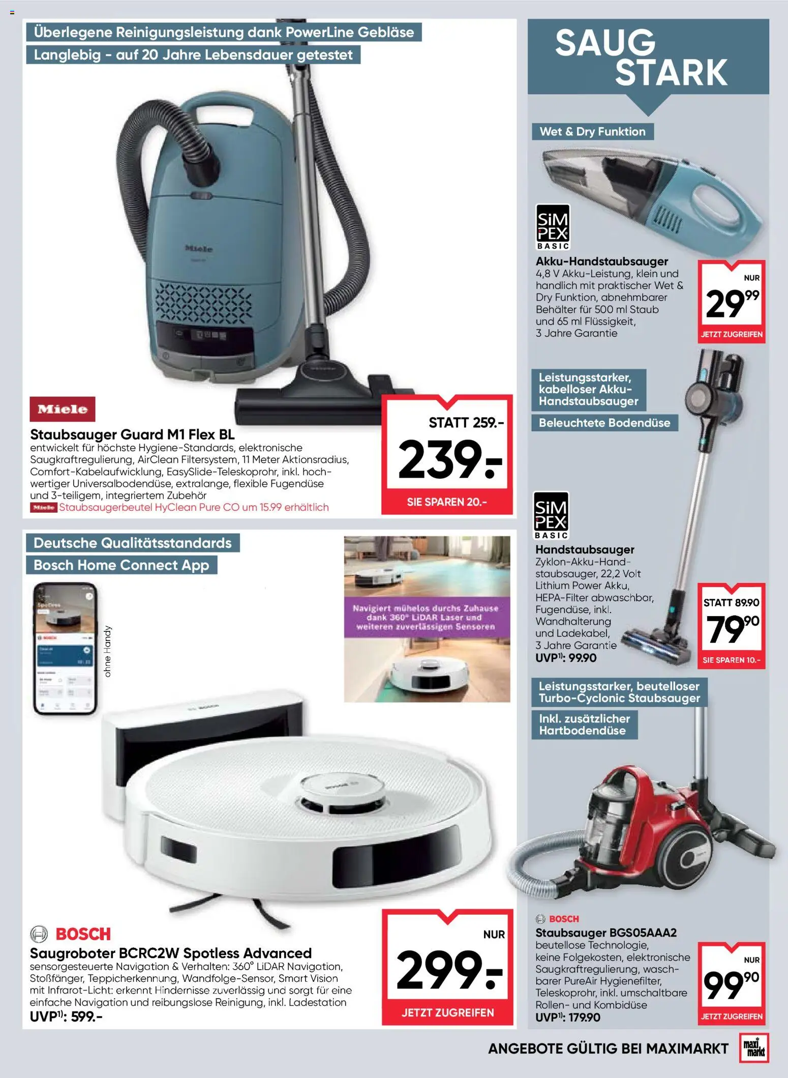 Maximarkt Flugblatt gültig ab 25.06.2026 | Seite: 19 | Produkte: Staubsauger, Navigation