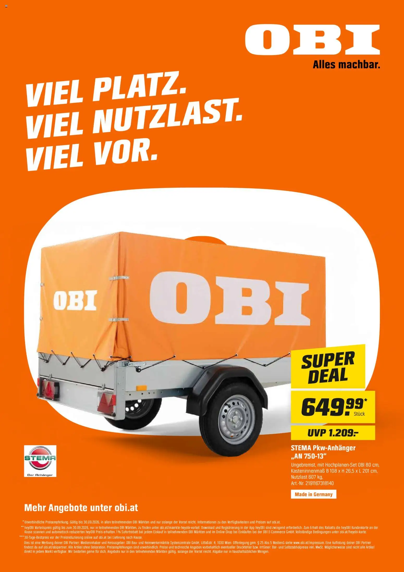 OBI Flugblatt gültig ab 01.09.2026 | Seite: 12
