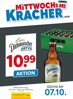 Getränkeland Mittwochs Kracher ab 07.10.2026 gültig