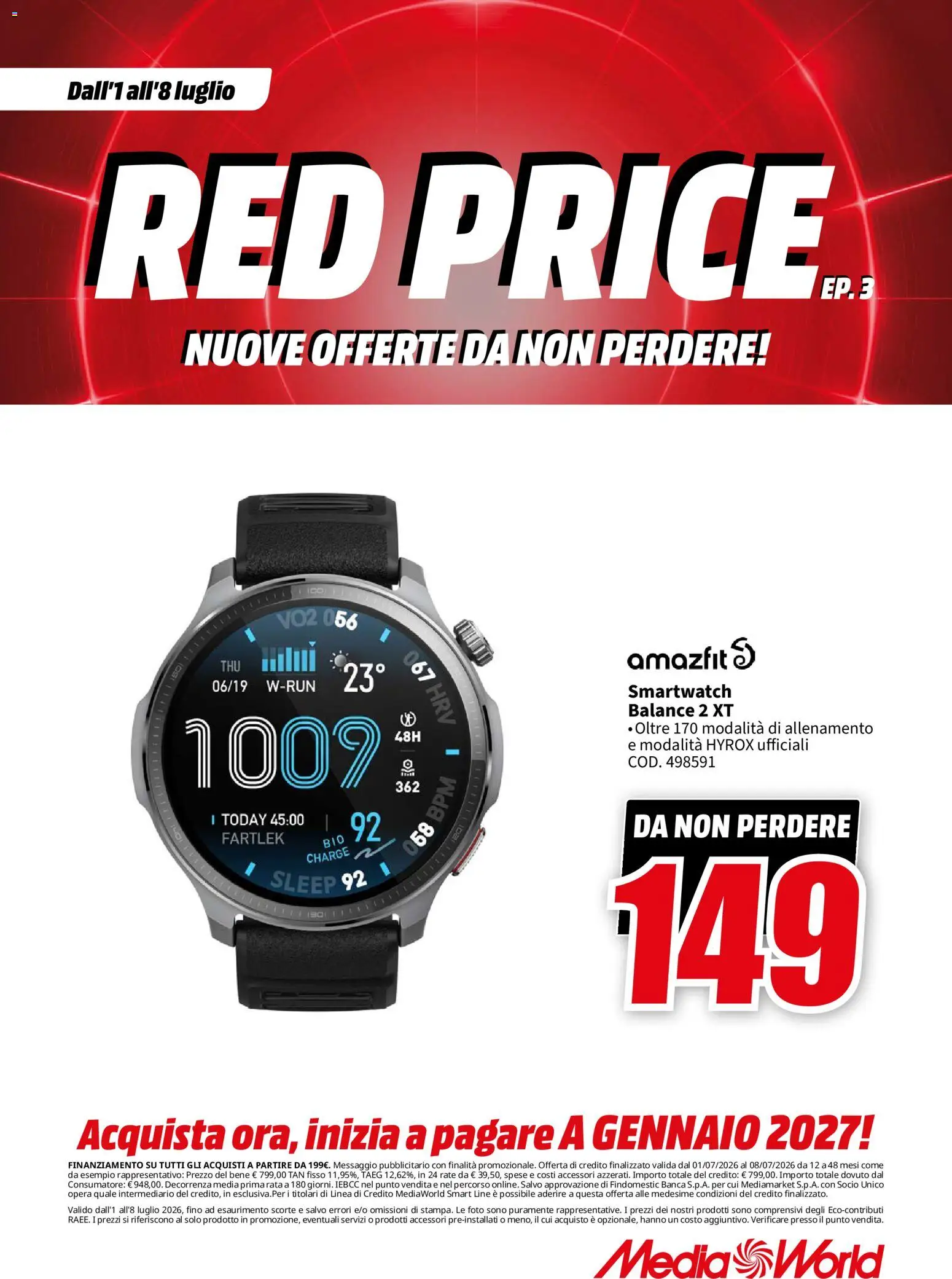 Volantino Media World del 01/07/2026 | Pagina: 30