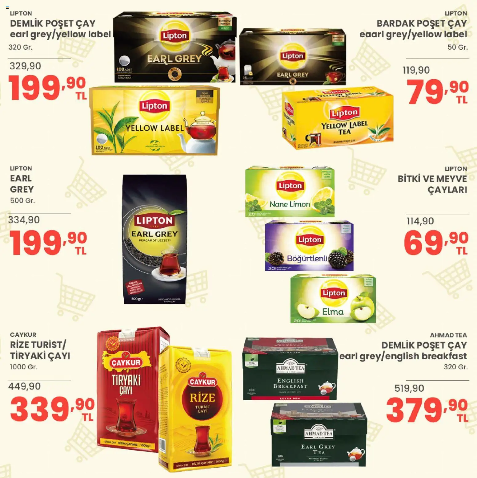Sarıyer Katalog - 23 Ekim 2026 tarihinden itibaren geçerlidir | Sayfa: 22 | Ürünler: Çay, Demlik poşet çay, Limon, Demlik