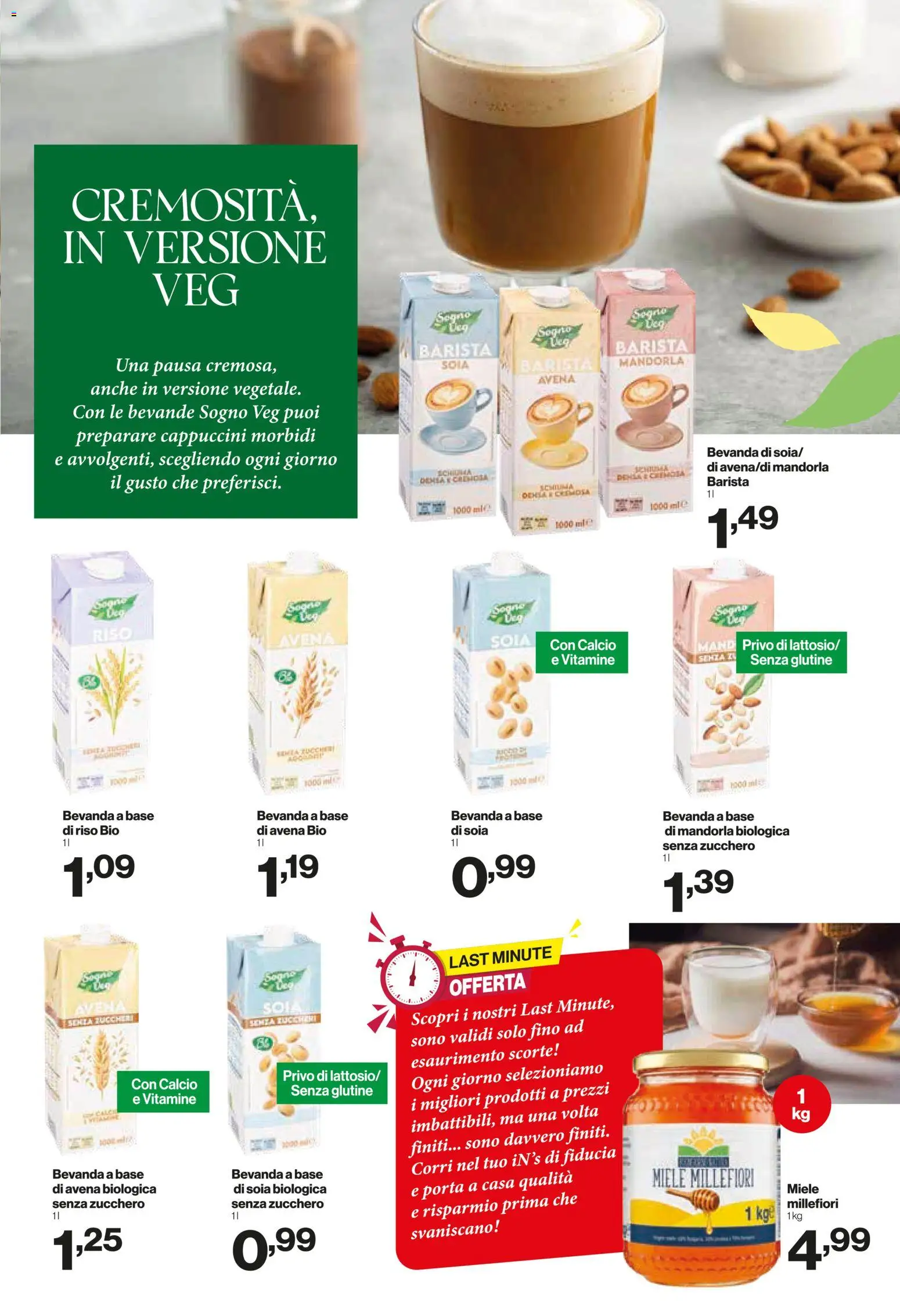 Volantino IN's del 21/10/2026 | Pagina: 13 | Prodotti: Senza glutine, Porta, Mandorla, Miele