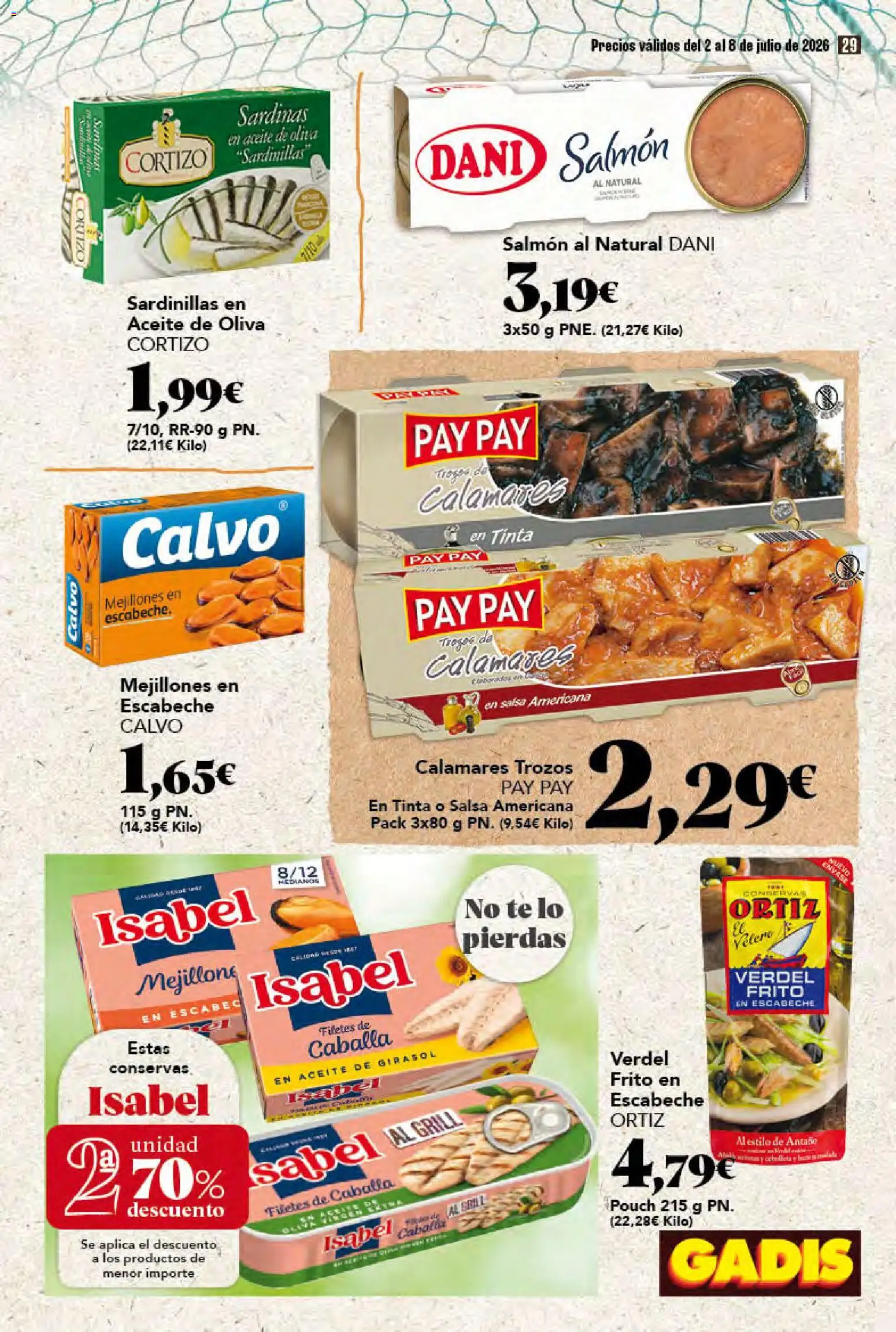 Gadis folleto │ válido desde el 02/07/2026 | Página: 29