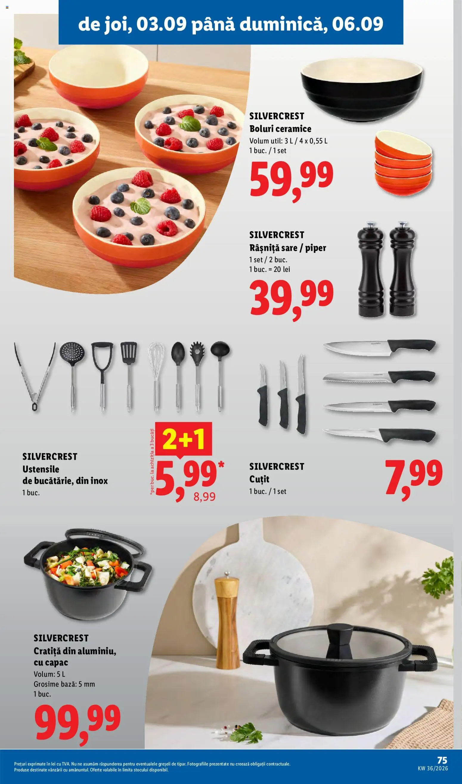 Noul catalog Lidl – valabil de la 31.08.2026 | Pagină: 75