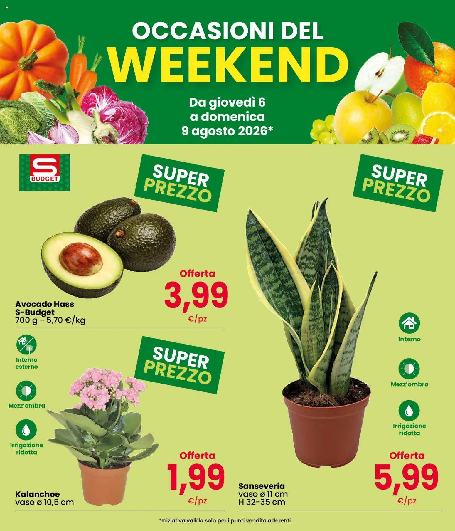 Volantino Eurospar del 06/08/2026 | Pagina: 3 | Prodotti: Avocado, Vaso