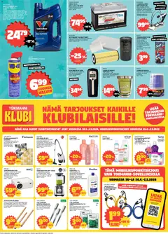 Tokmanni-mainoslehti voimassa 27.04.2026 alkaen | Sivu: 14 | Tuotteet: Moottoriöljy, Akku, Tehosekoitin, Tyynyliina