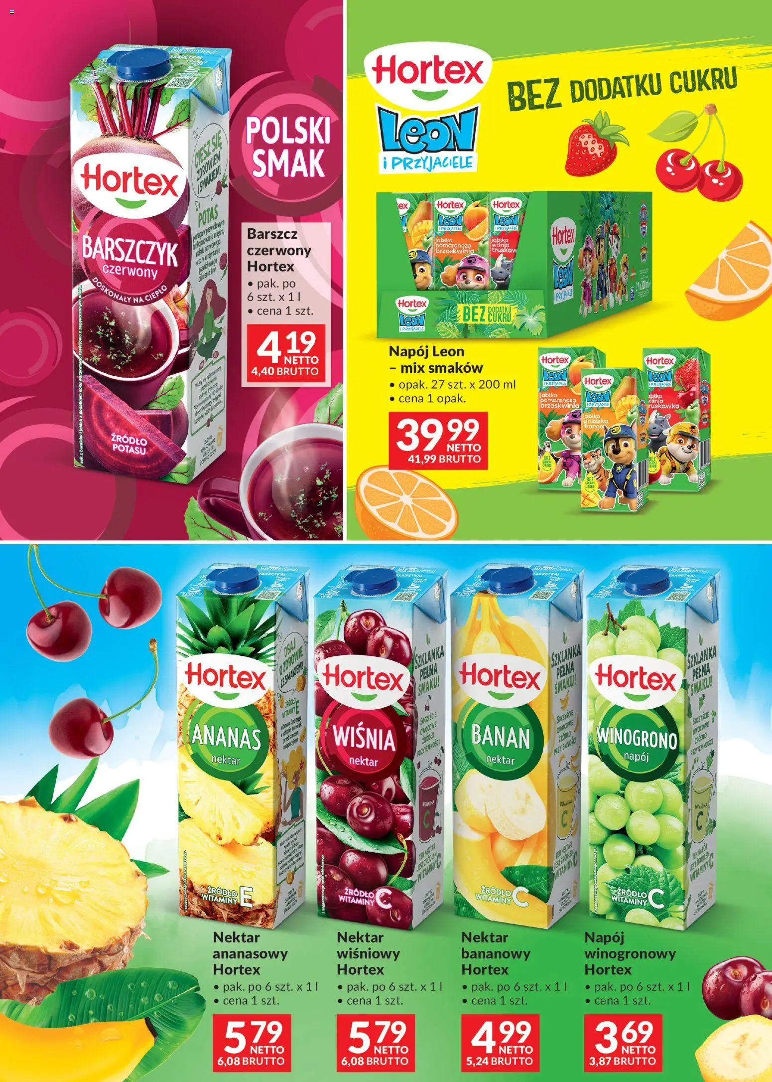 Makro gazetka - Hortex od 27.10.2026 | Strona: 1 | Produkty: Mango, Brzoskwinia, Barszcz, Gruszka