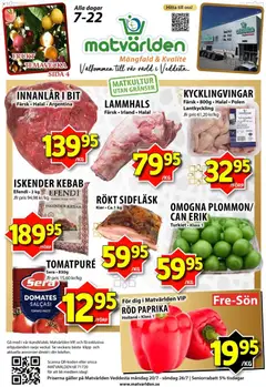 Matvärlden erbjudanden - Förhandsvisning av reklamblad från butik Matvärlden aktuell från 20/07/2026
