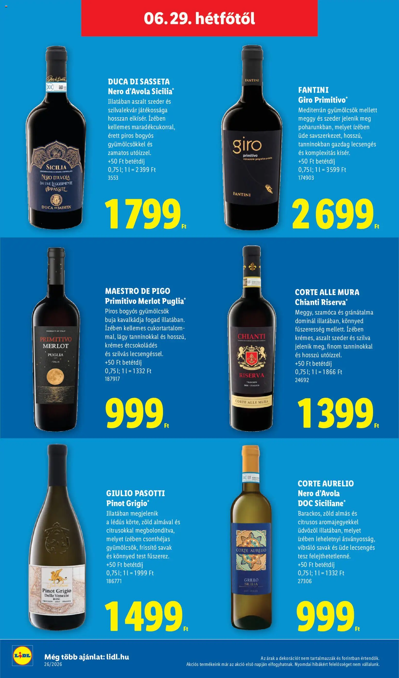 Lidl akciós ujság - amely érvényes a következő dátumtól: 25.06.2026 | Oldal: 72