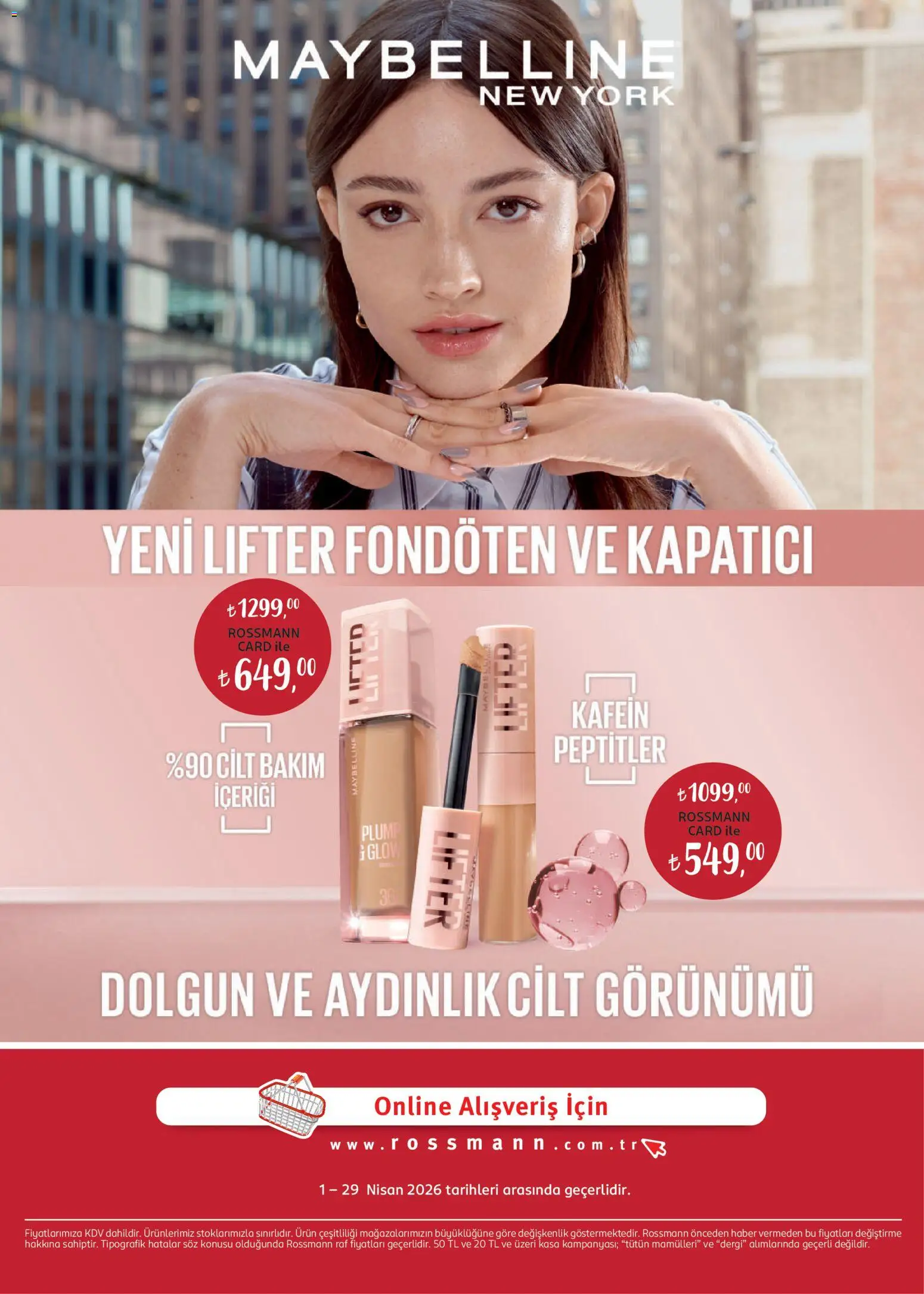 Rossmann İndirim - 01.04.2026 tarihinden itibaren geçerlidir | Sayfa: 26 | Ürünler: Raf, Kapatıcı, Kasa