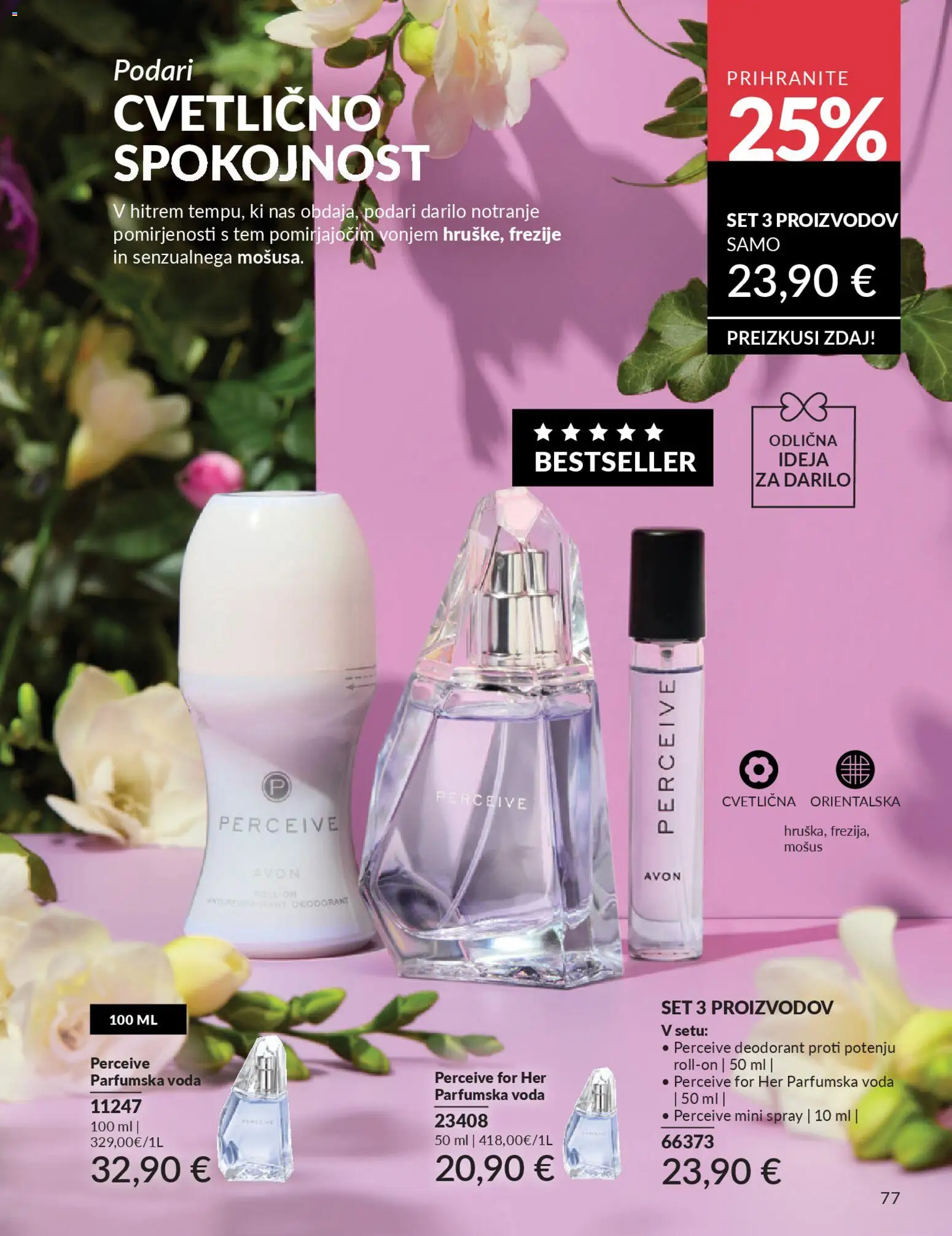 Novi Avon katalog ponudbe – veljaven od 31.03.2026 | Stran: 77 | Izdelki: Deodorant, Voda, Parfumska voda