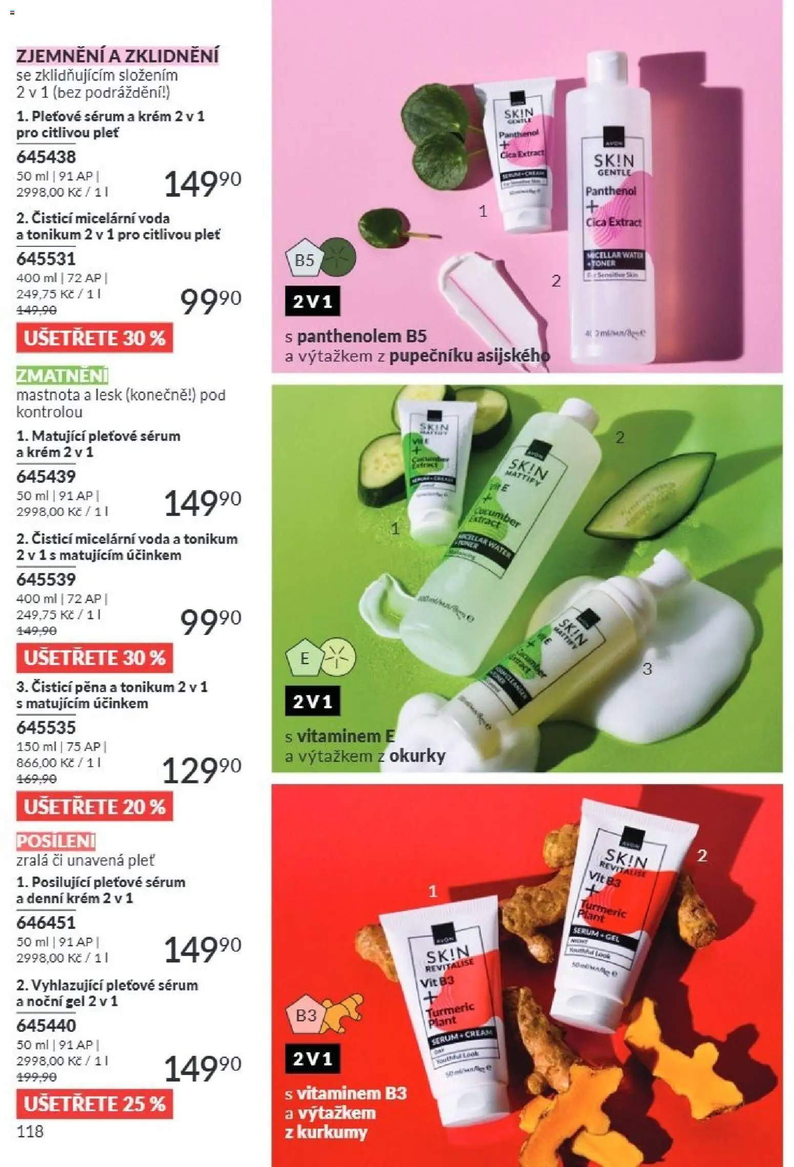 Avon Katalog 07/2026 od 01.07.2026 | Strana: 118 | Produkty: Voda, Sérum, Krém, Panthenol