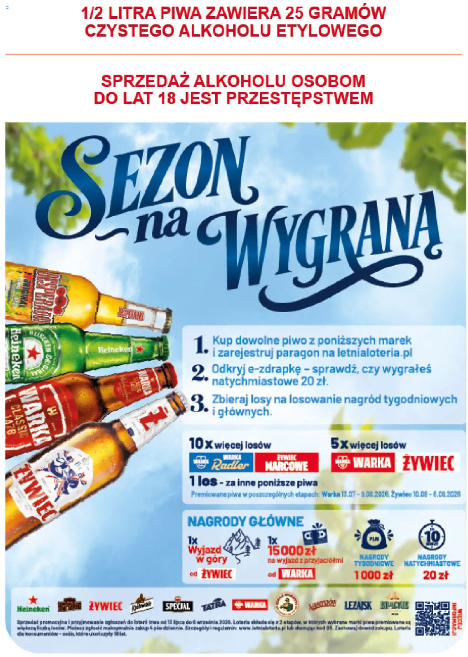 Euro Sklep gazetka od 06.08.2026 | Strona: 41 | Produkty: Warka, Piwo, Heineken