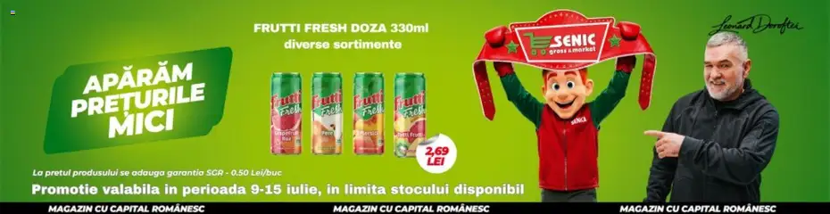 Ofertele Senic valabile de la 13.07.2026
