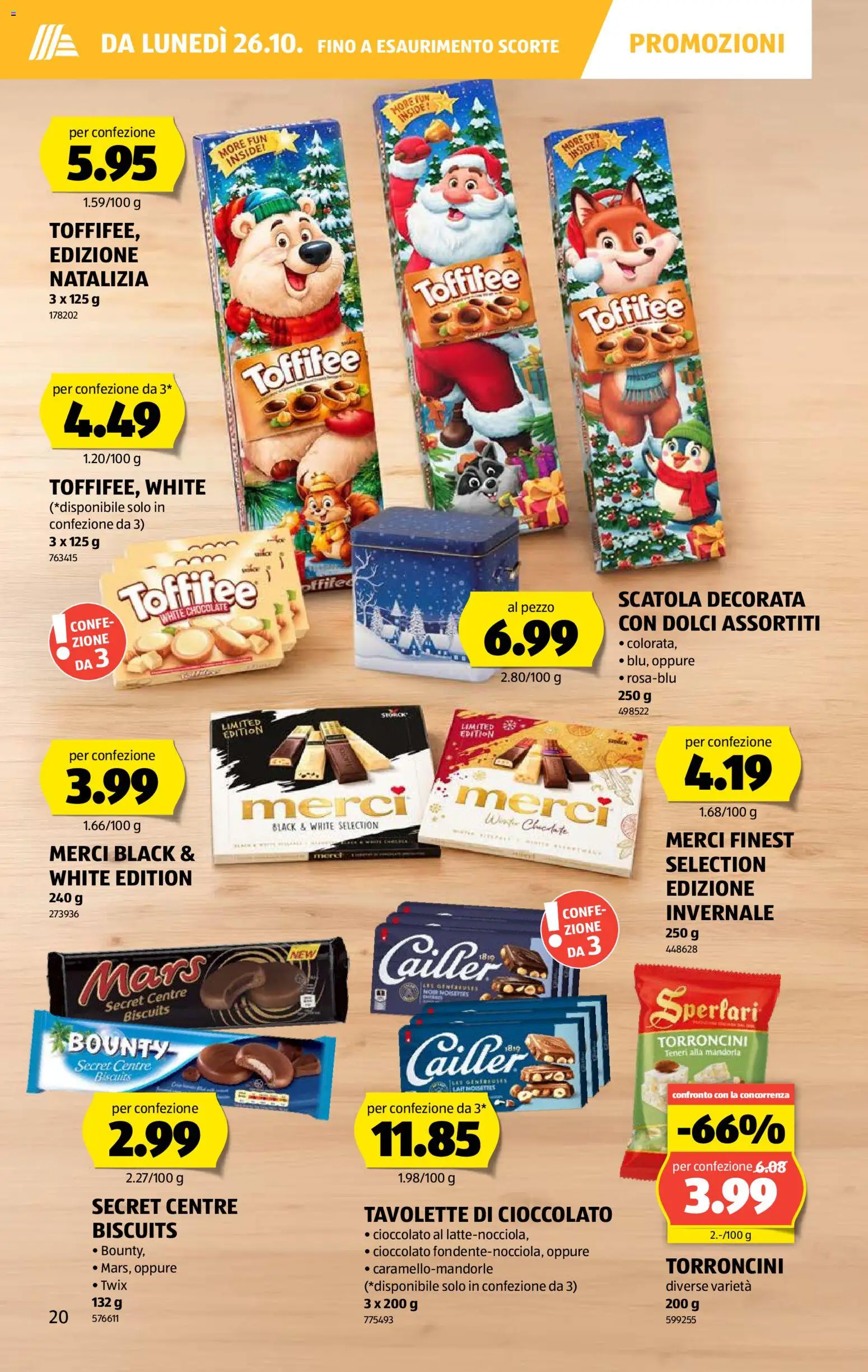 Aldi aktionen IT – gültig ab 22.10.2026 | Seite: 20 | Produkte: Mars, Twix