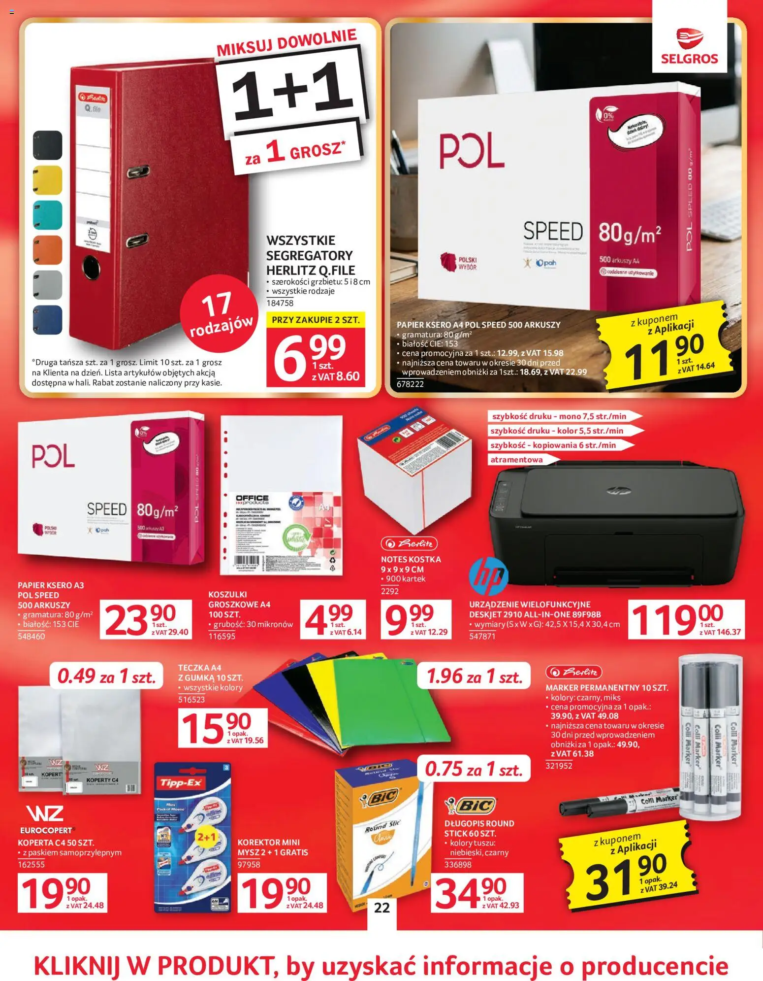 Selgros cash&carry gazetka - Oferta przemysłowa od 02.06.2026 | Strona: 25 | Produkty: Mysz, Korektor, Papier ksero