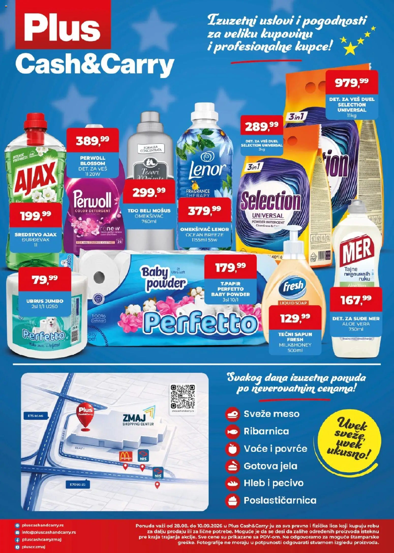Plus Cash & Carry katalog - važi od 28.08.2026 | Strana: 4 | Proizvode: Omekšivač, Ubrus, Hleb, Sapun