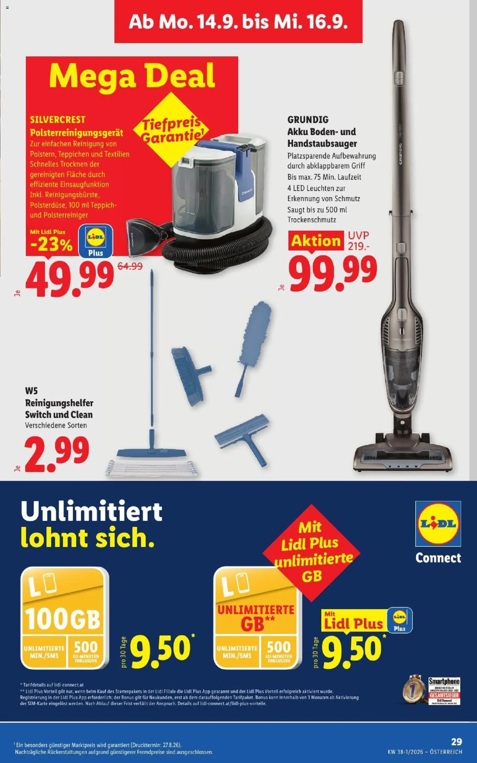Lidl - Flugblatt gültig ab 10.09.2026 | Seite: 36 | Produkte: Smartphone, Teppich