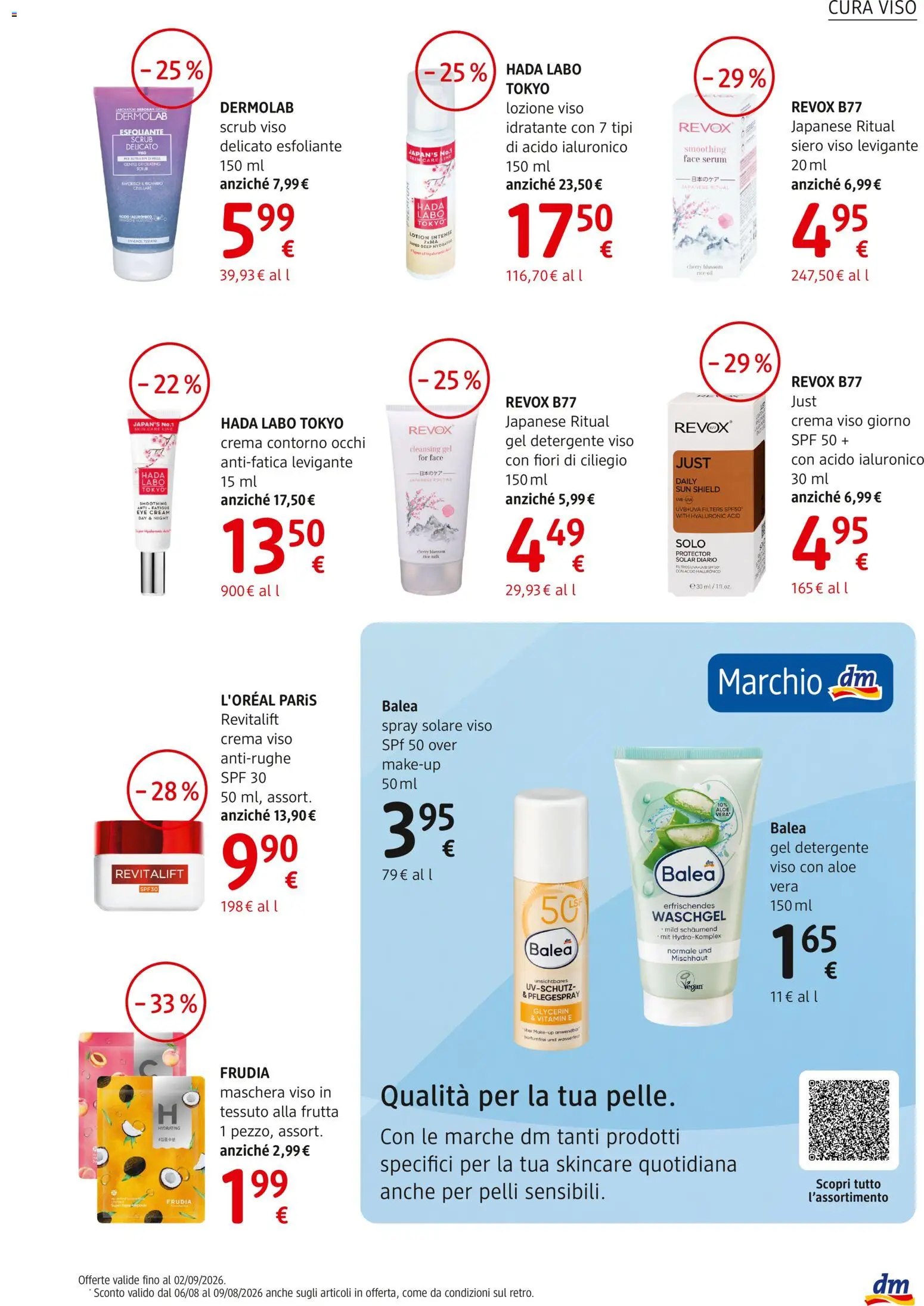 Volantino dm drogerie markt del 06/08/2026 | Pagina: 5 | Prodotti: Maschera, Detergente, Maschera viso, Scrub