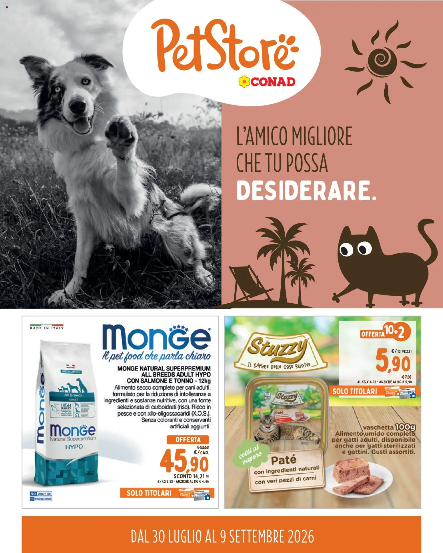 Volantino Conad del 30/07/2026 | Pagina: 1 | Prodotti: Paté, Salmone, Pesce, Tonno