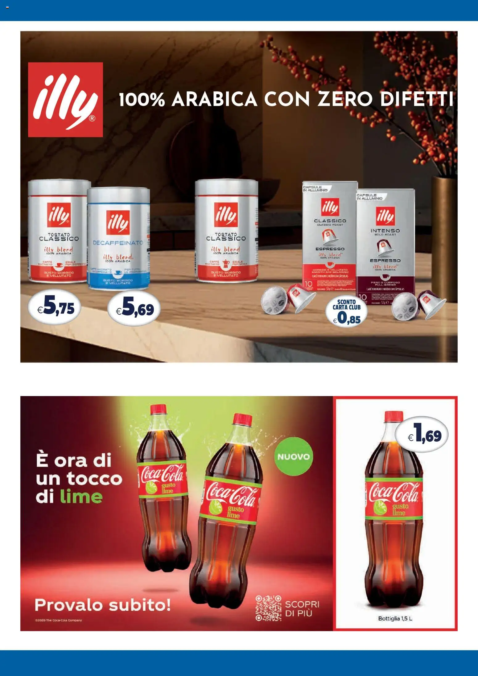 Volantino Galassia del 19/10/2026 | Pagina: 8 | Prodotti: Lime, The, Illy, Bottiglia