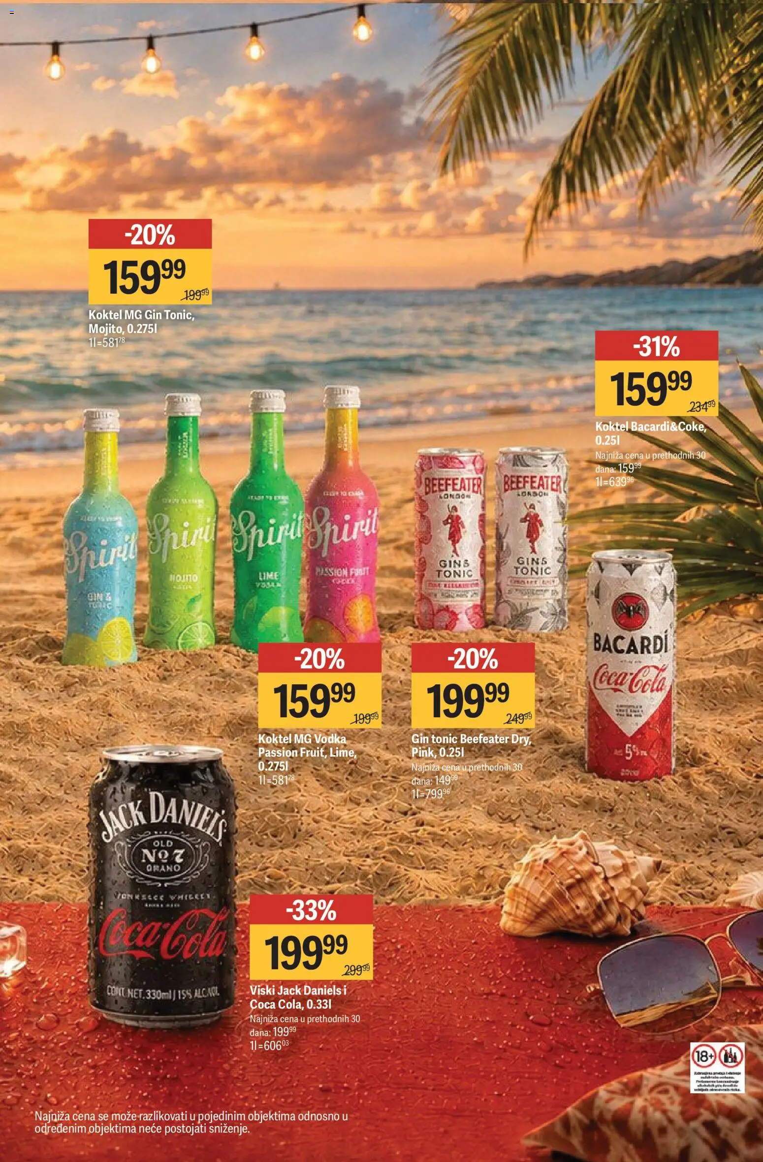 Mega Maxi katalog - važi od 13.08.2026 | Strana: 15 | Proizvode: Bacardi, Vodka, Gin, Tonic