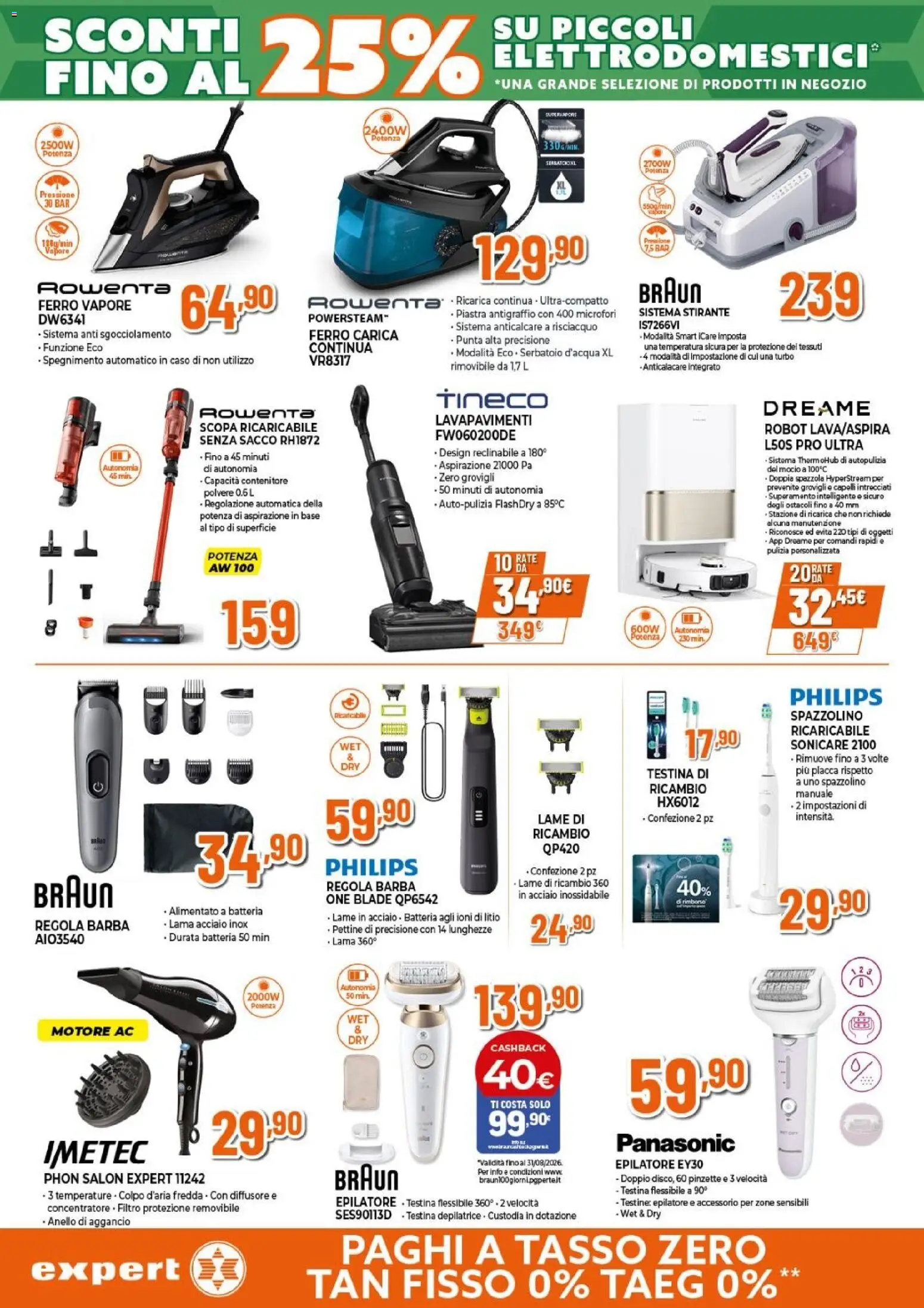 Volantino Expert del 21.05.2026 | Pagina: 7 | Prodotti: Pettine, Mocio, Contenitore, Robot