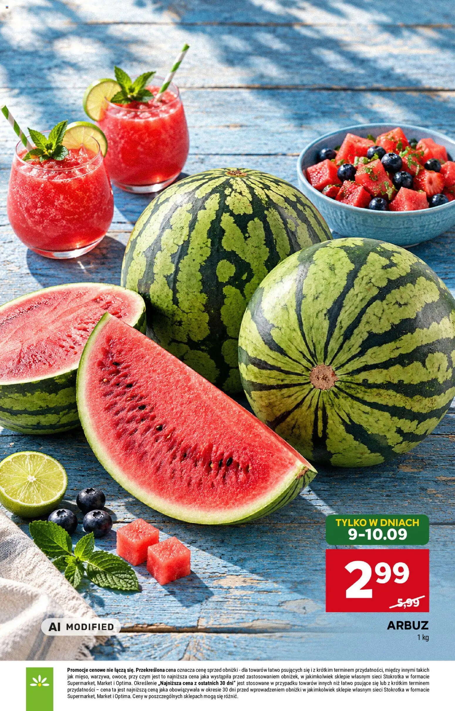 Stokrotka gazetka - Market od 10.09.2026 | Strona: 2 | Produkty: Arbuz, Stokrotka