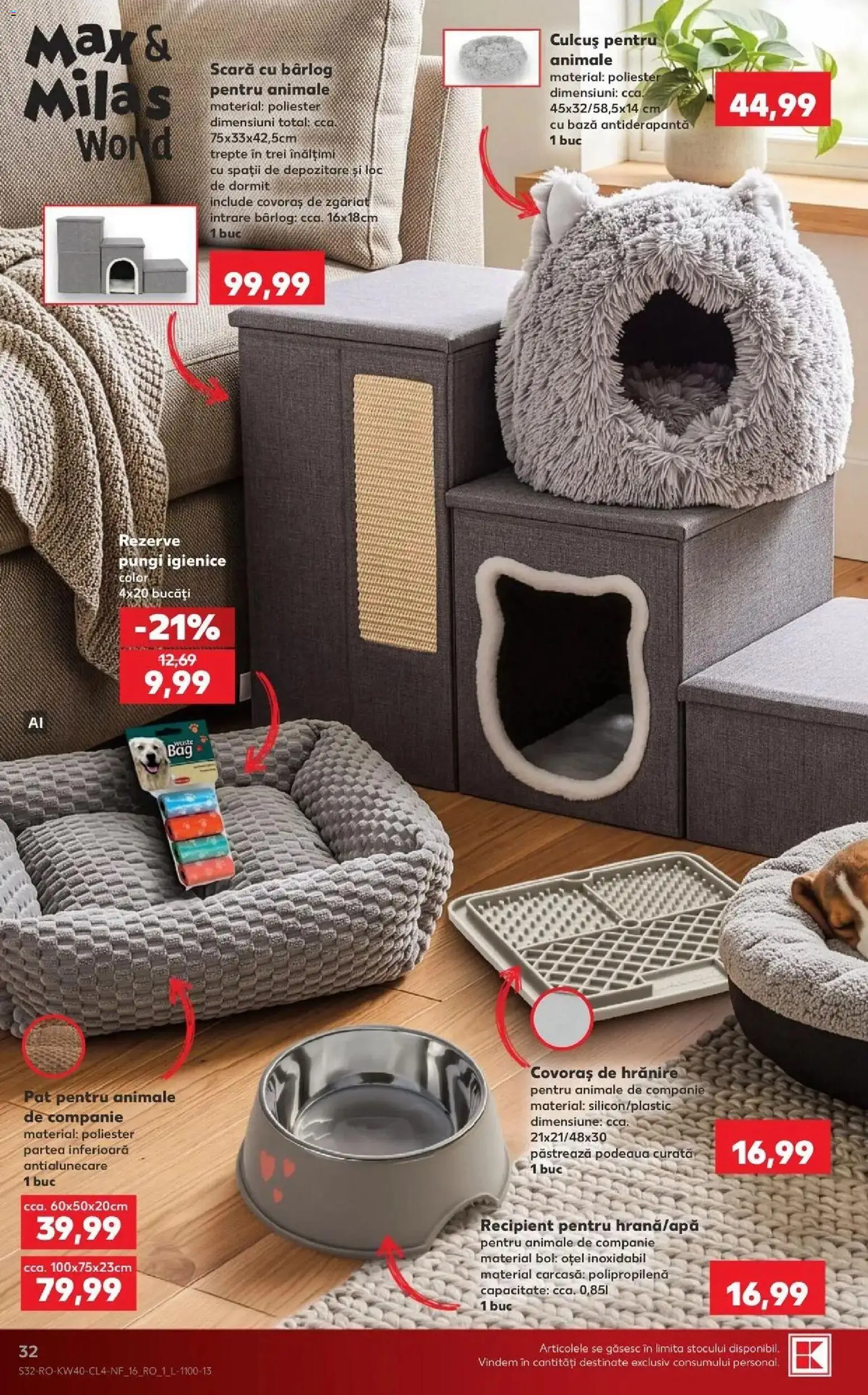 Kaufland Arad 30.09.2026 - Revista si Oferta | Pagină: 32 | Produse: Bol, Pat, Scară, Depozitare