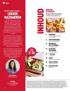 Delhaize Magazine - Voorbeeld van een folder van Delhaize, geldig van 18/08/2026 | Pagina: 4 | Producten: Lasagne, Kruiden, Skyr, Kan