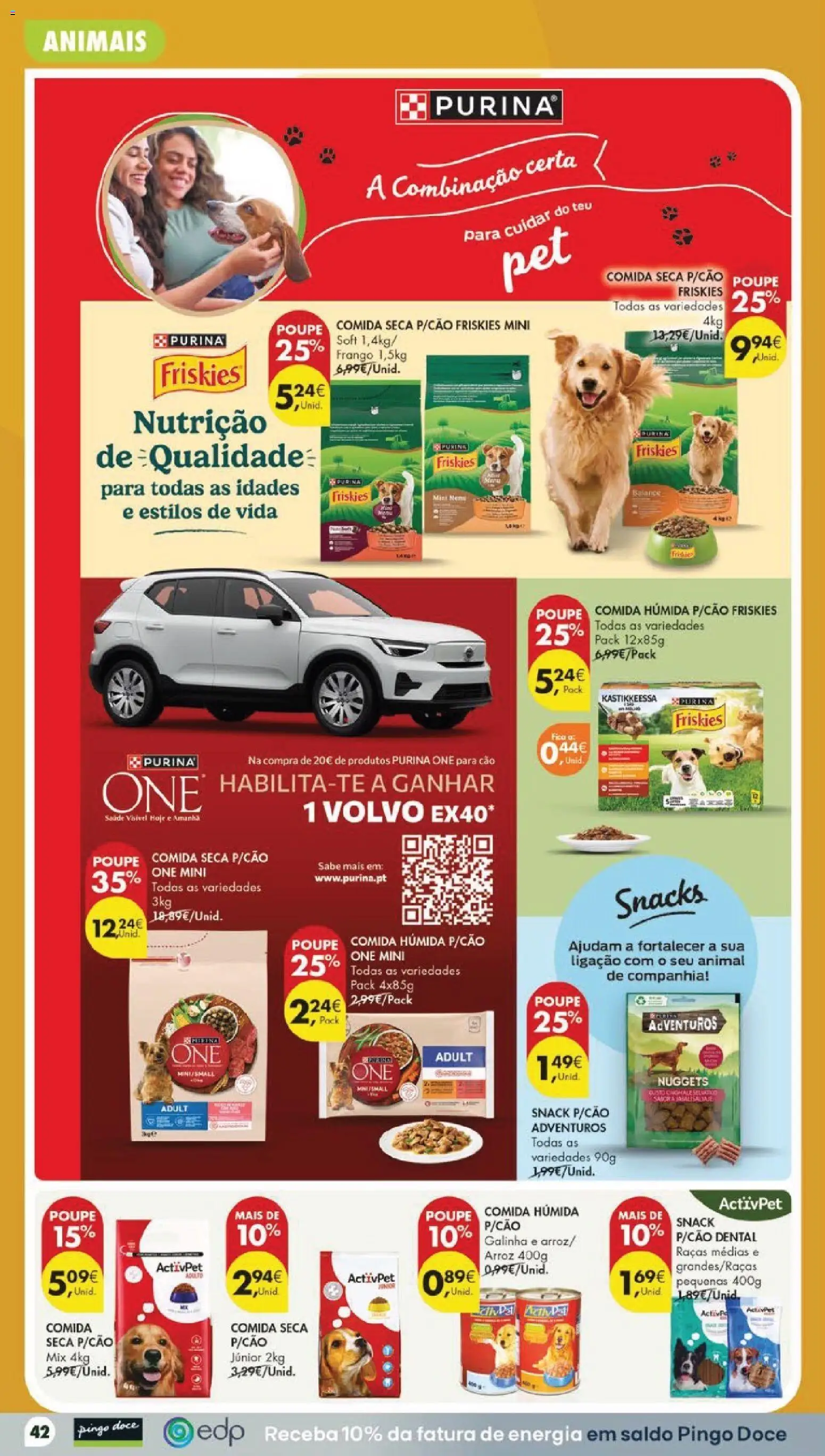 Pingo Doce folheto │ válido de 11/08/2026 | Página: 48 | Produtos: Purina one, Frango, Snacks, Arroz