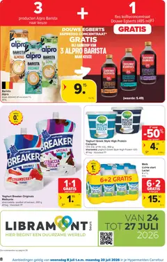 Melk Lichte start Lactel, 8 x 1 L - Voorbeeld van een folder van Carrefour, geldig van 08/07/2026 | Pagina: 8