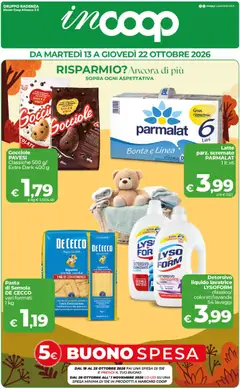 Anteprima del volantino COOP volantino inCoop Sicilia valido a partire dal 13/10/2026