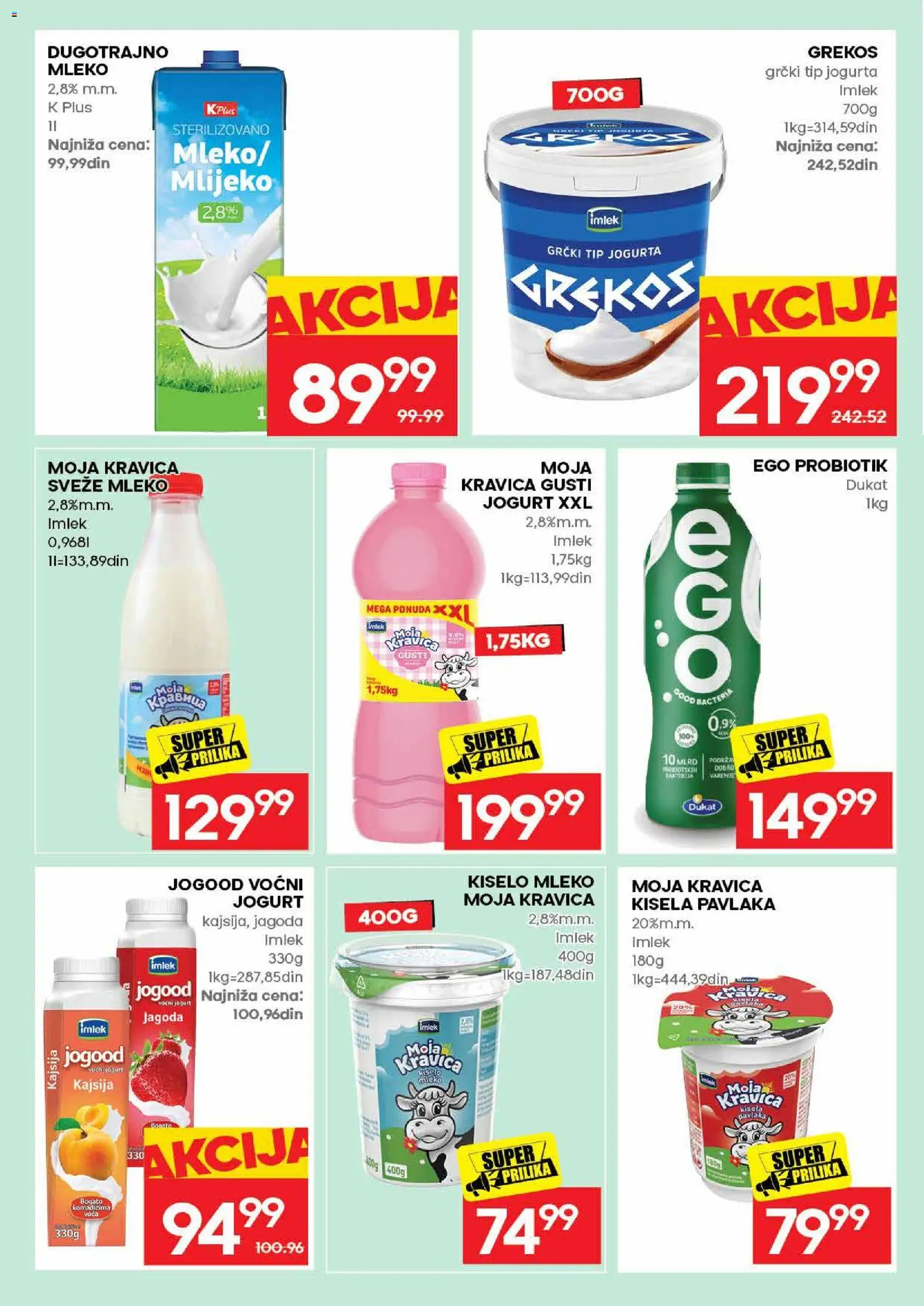 Mercator katalog - važi od 25.06.2026 | Strana: 10 | Proizvode: Kisela pavlaka, Sveže mleko, Jagoda, Kajsija
