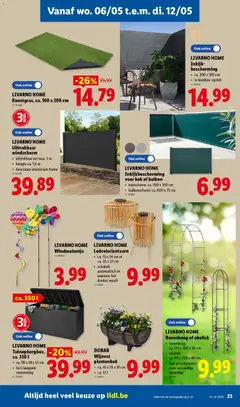Lidl Folder week 19 - Voorbeeld van een folder van Lidl, geldig van 04.05.2026 | Pagina: 23 | Producten: Box, Hek